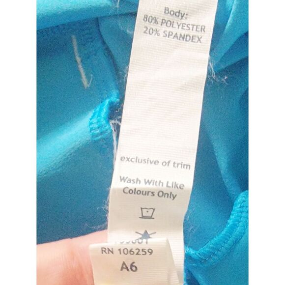 Lululemon 8 Work It‎ Out Track Pant Kayak Aquamarine Whitr Size 8 Pckts - Picture 8 of 11